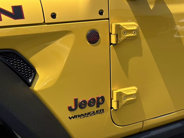 2020 Baja Yellow Clearcoat Jeep Wrangler Unlimited Rubicon 4X4 Convertible