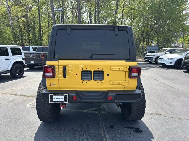 2020 Baja Yellow Clearcoat Jeep Wrangler Unlimited Rubicon 4X4 Convertible
