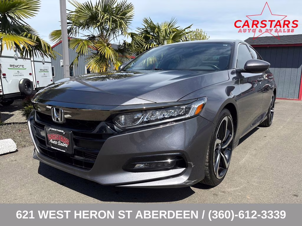 2020 Gray Honda Accord Sport FWD Sedan