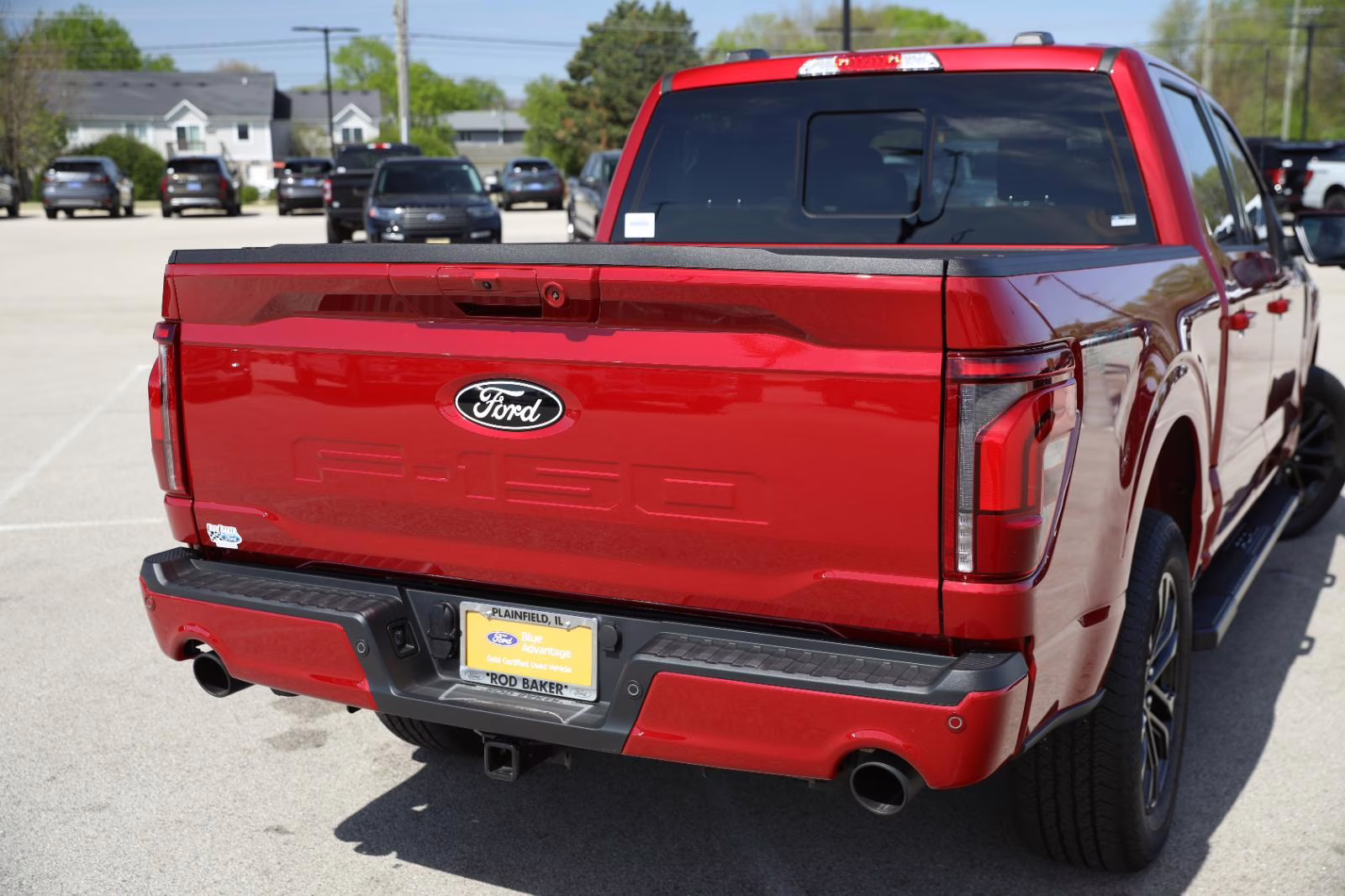 2025 Rapid Red Metallic Tinted Clearcoat Ford F-150 LARIAT 4X4 Truck