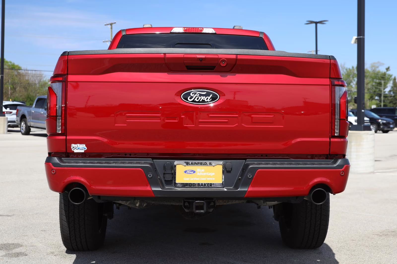 2025 Rapid Red Metallic Tinted Clearcoat Ford F-150 LARIAT 4X4 Truck