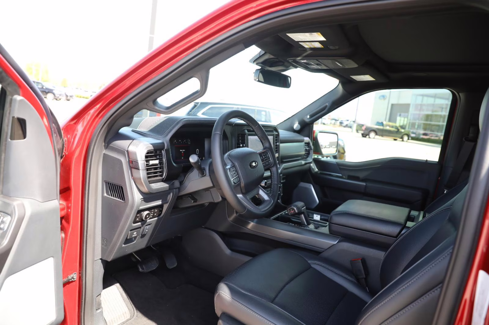 2025 Rapid Red Metallic Tinted Clearcoat Ford F-150 LARIAT 4X4 Truck