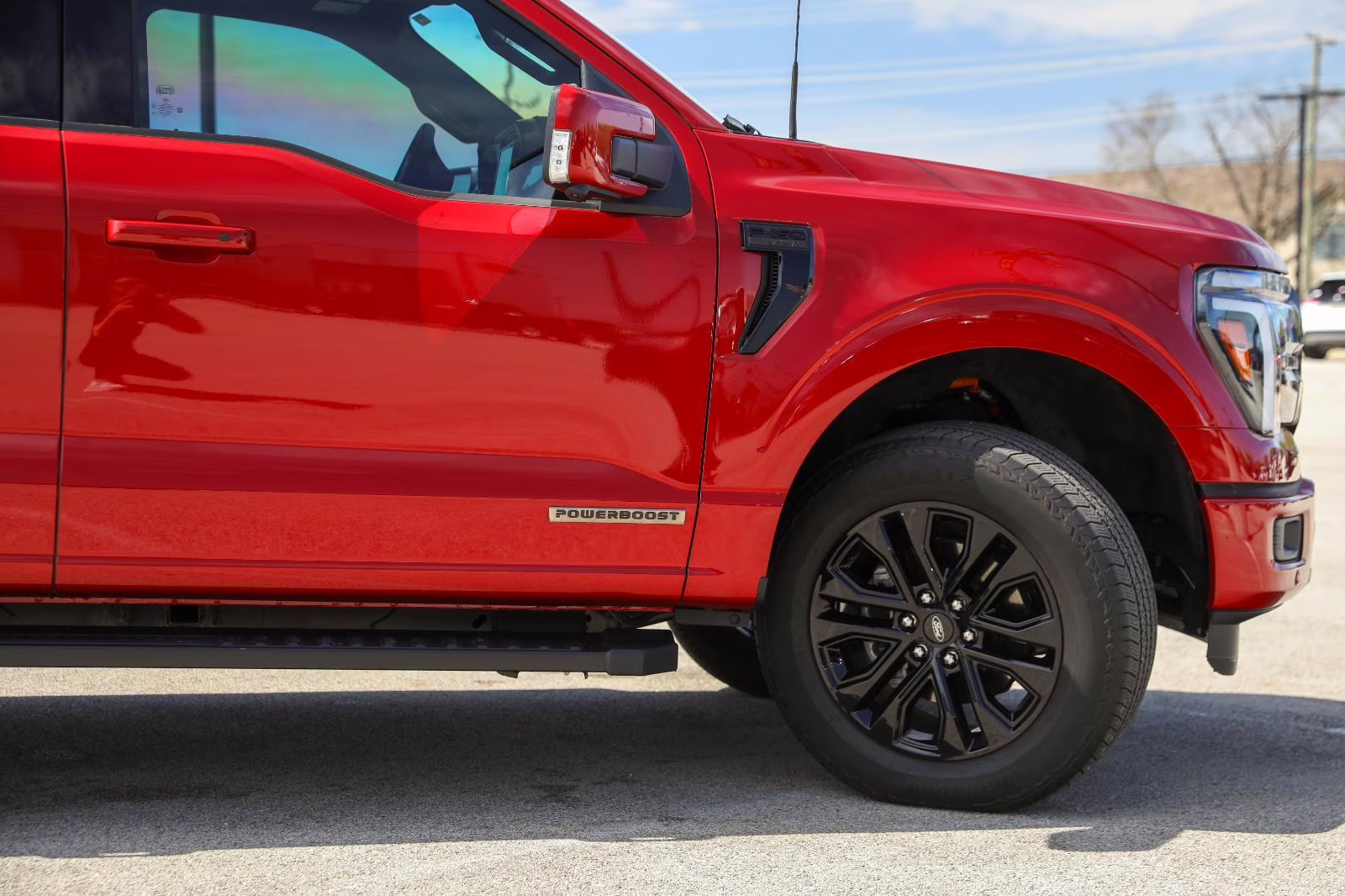 2025 Rapid Red Metallic Tinted Clearcoat Ford F-150 LARIAT 4X4 Truck