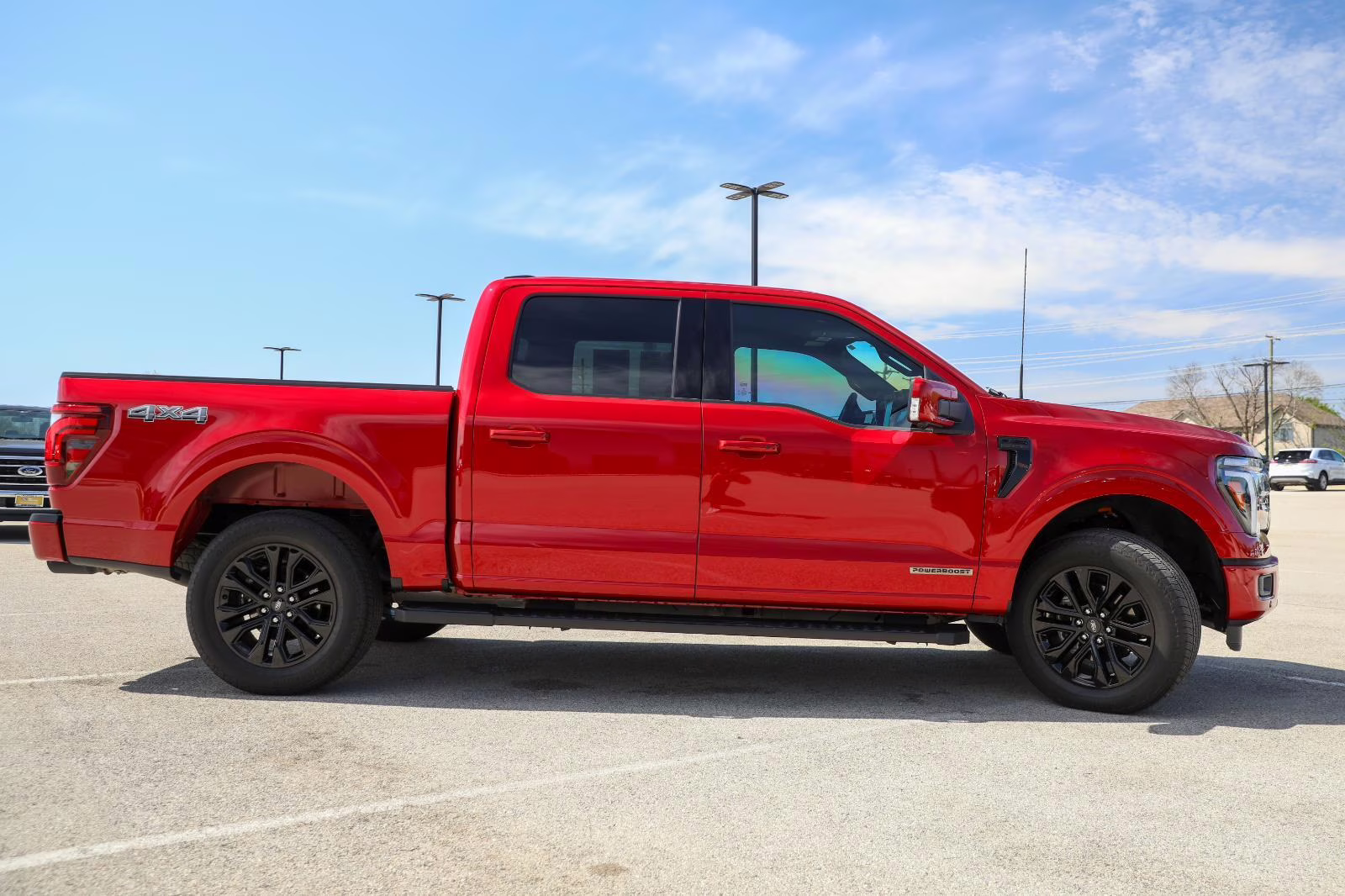 2025 Rapid Red Metallic Tinted Clearcoat Ford F-150 LARIAT 4X4 Truck