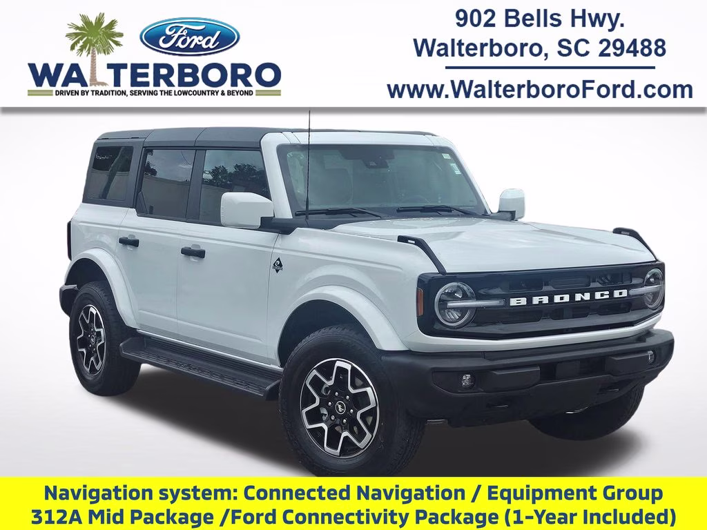 2026 Oxford White Ford Bronco Outer Banks 4X4 SUV