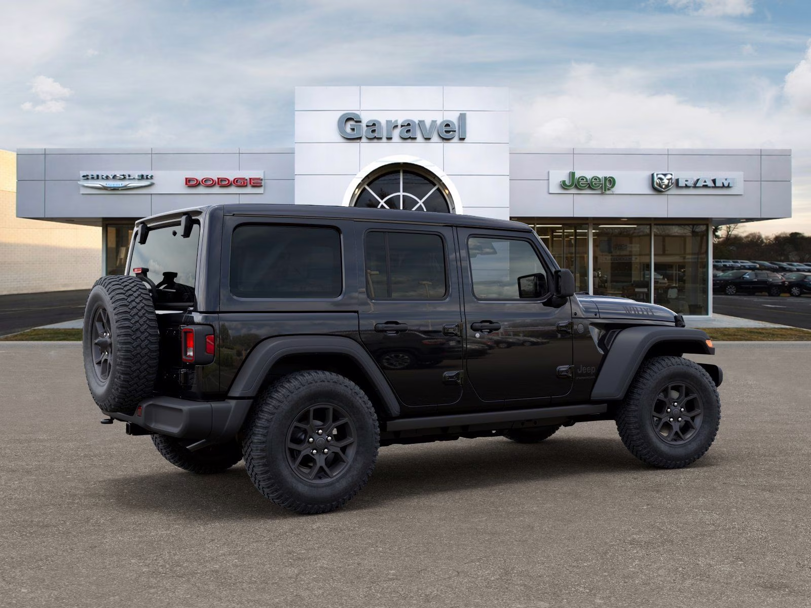 2026 Black Clearcoat Jeep Wrangler Willys 4X4 SUV