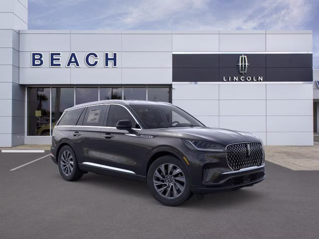 2026 Infinite Black Metallic Clearcoat Lincoln Aviator Premiere AWD SUV