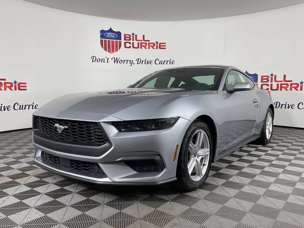 2026 Silver Metallic Ford Mustang EcoBoost RWD Coupe