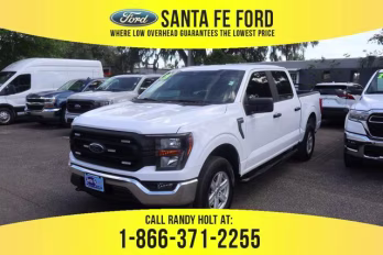 2023 White Ford F-150 XL 4X4 Truck