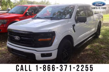 2024 White Ford F-150 XLT RWD Truck