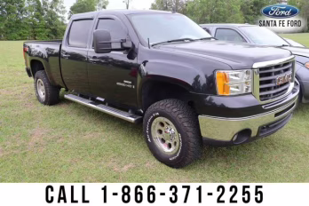 2009 Carbon Black Metallic GMC Sierra 2500HD SLT 4X4 Truck