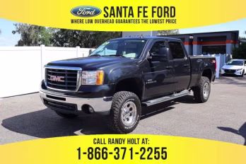 2009 Carbon Black Metallic GMC Sierra 2500HD SLT 4X4 Truck