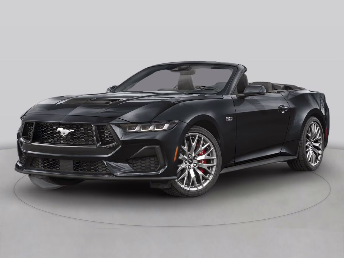 2024 Gray Metallic Ford Mustang EcoBoost Premium RWD Convertible