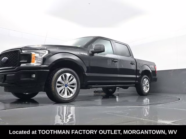2018 Shadow Black Ford F-150 XL 4X4 Truck