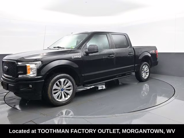 2018 Shadow Black Ford F-150 XL 4X4 Truck