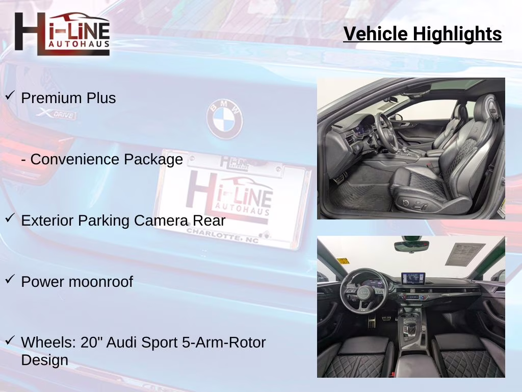 2019 Daytona Gray Pearl Audi S5 3.0T Premium Plus AWD Coupe