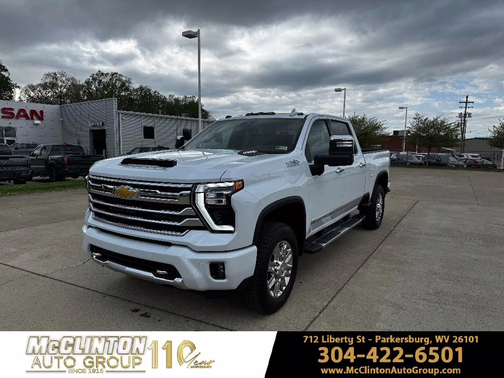 2026 Polar White Tricoat Chevrolet Silverado High Country 4X4 Truck