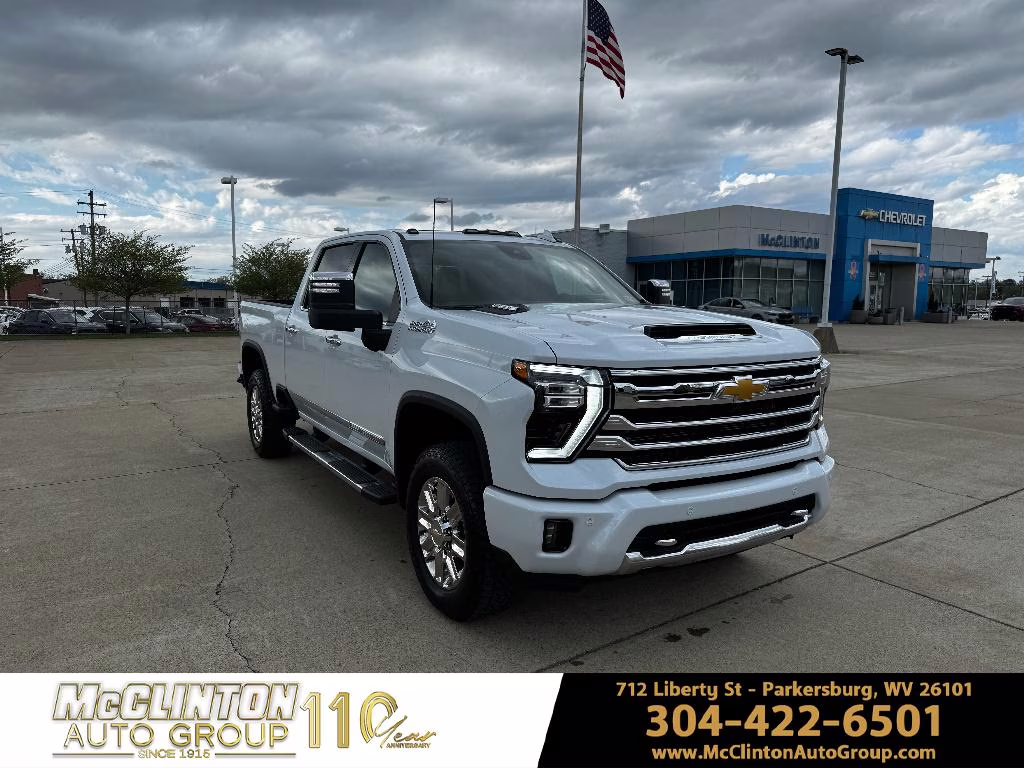 2026 Polar White Tricoat Chevrolet Silverado High Country 4X4 Truck