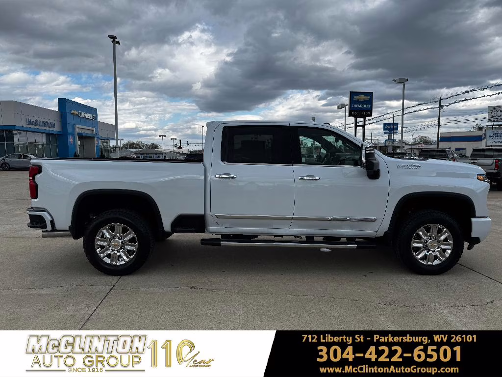 2026 Polar White Tricoat Chevrolet Silverado High Country 4X4 Truck