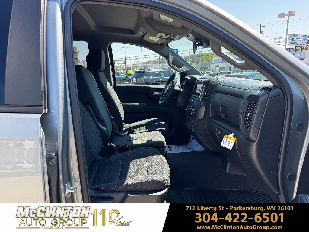 2026 Sterling Gray Metallic Chevrolet Silverado Custom 4X4 Truck