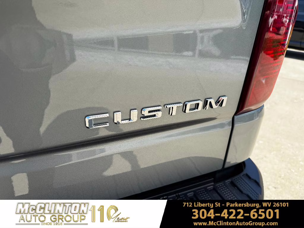 2026 Sterling Gray Metallic Chevrolet Silverado Custom 4X4 Truck