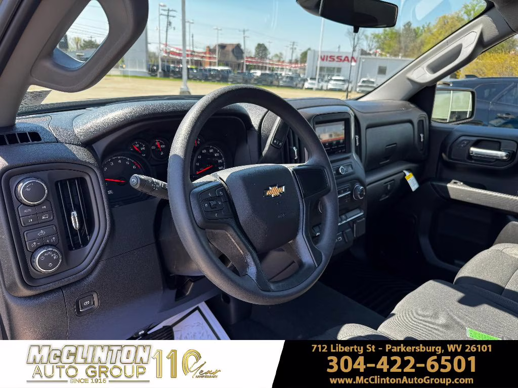 2026 Sterling Gray Metallic Chevrolet Silverado Custom 4X4 Truck