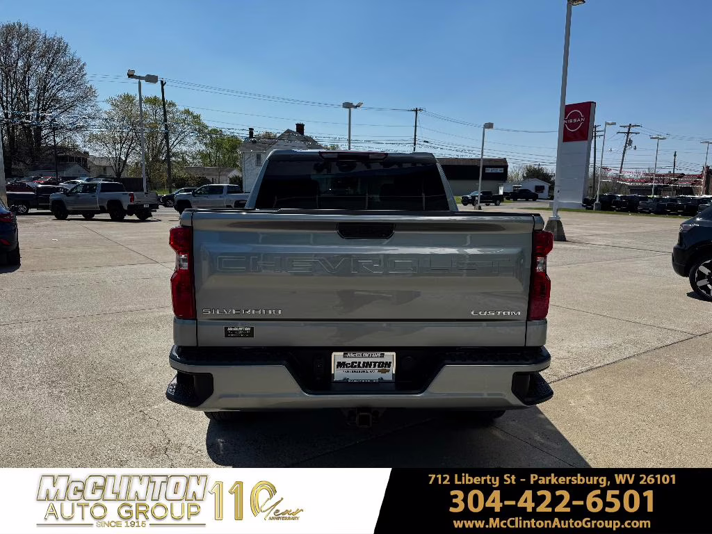 2026 Sterling Gray Metallic Chevrolet Silverado Custom 4X4 Truck