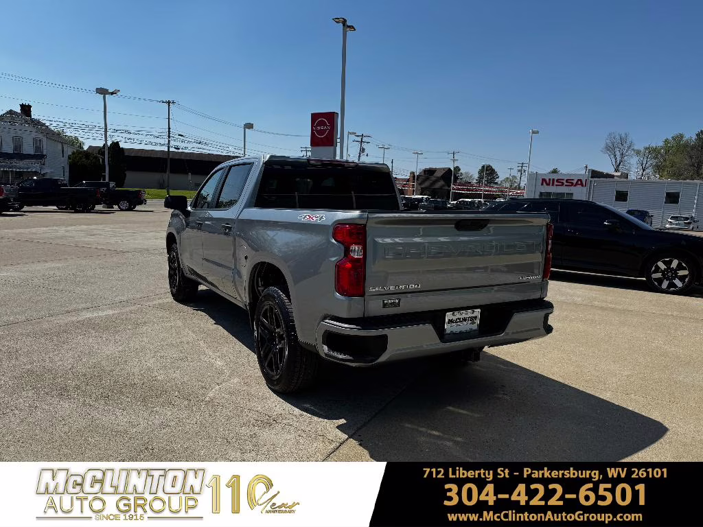 2026 Sterling Gray Metallic Chevrolet Silverado Custom 4X4 Truck