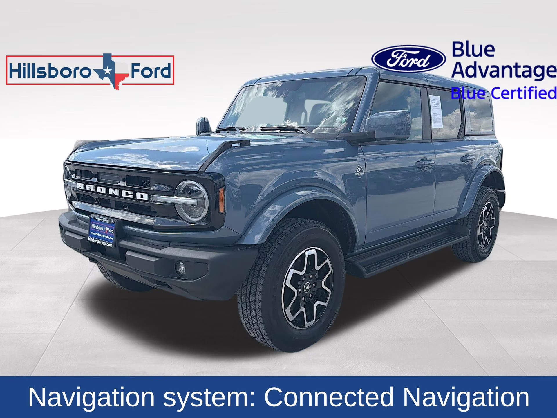 2025 Azure Gray Met Tri-Coat Ford Bronco Outer Banks 4X4 SUV