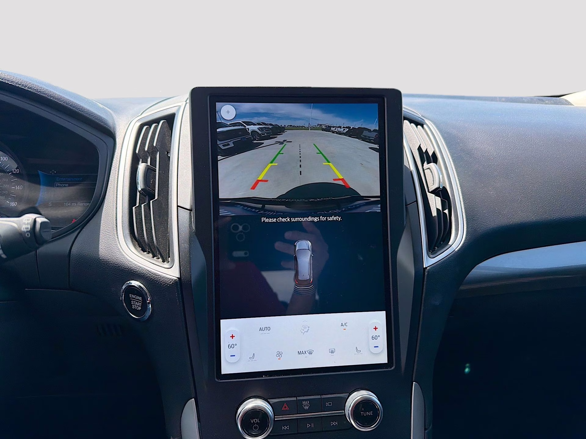 2024 Rapid Red Metallic Tinted Clearcoat Ford Edge SEL AWD SUV