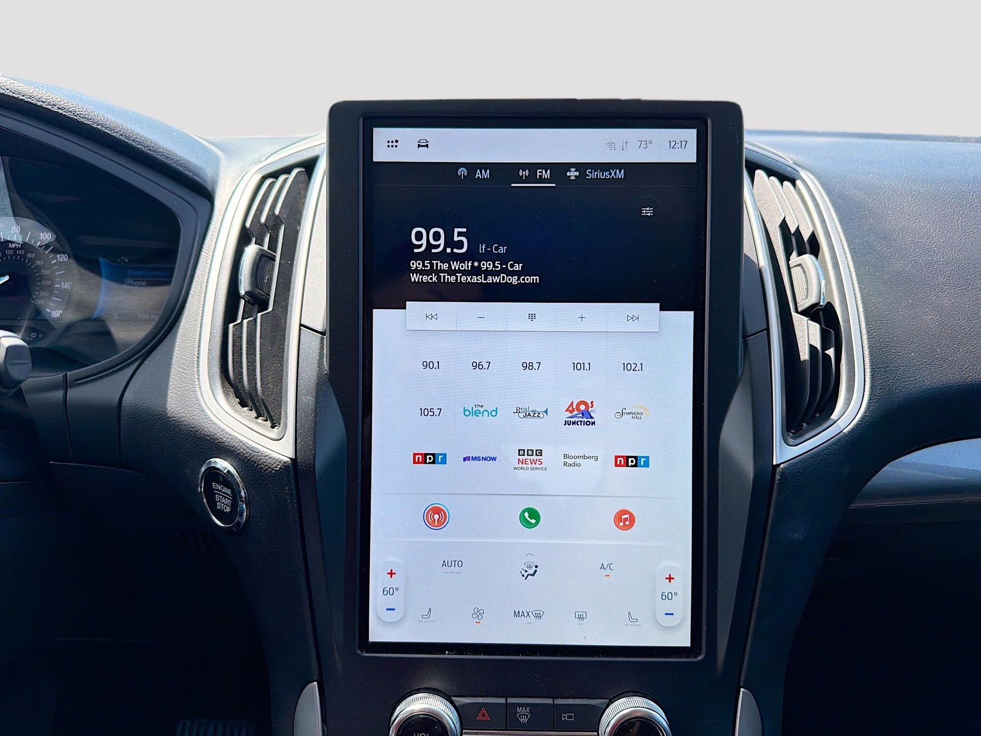 2024 Rapid Red Metallic Tinted Clearcoat Ford Edge SEL AWD SUV