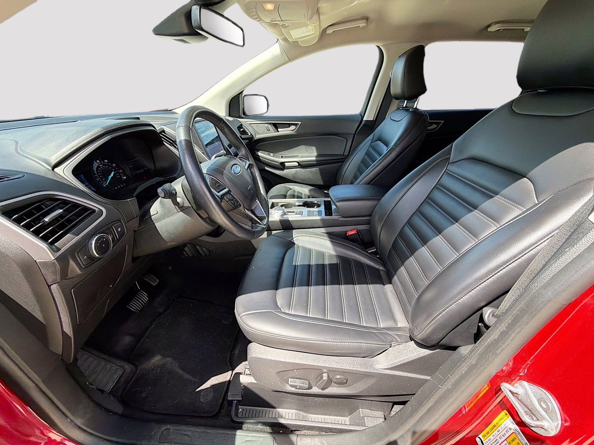 2024 Rapid Red Metallic Tinted Clearcoat Ford Edge SEL AWD SUV