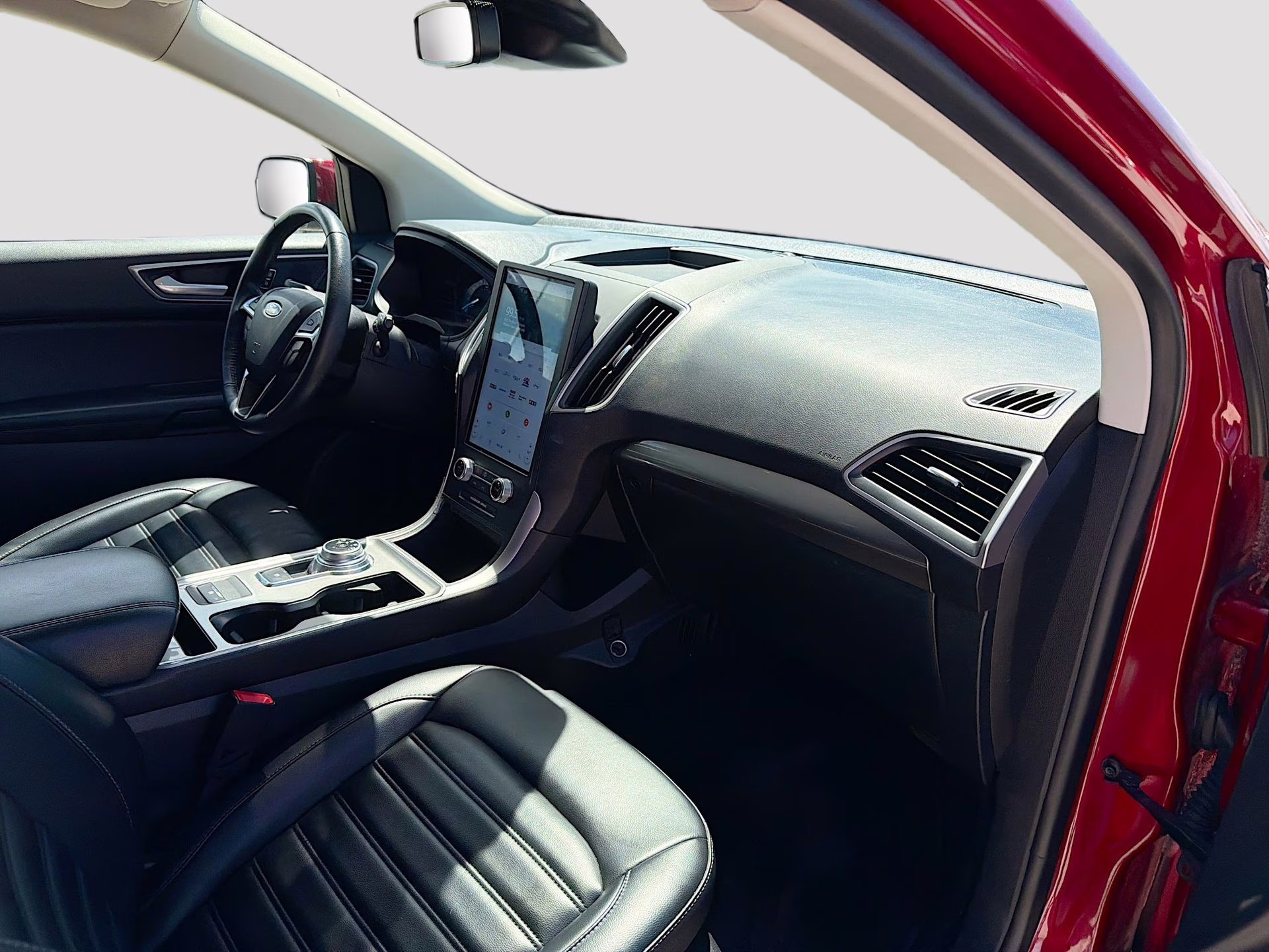 2024 Rapid Red Metallic Tinted Clearcoat Ford Edge SEL AWD SUV