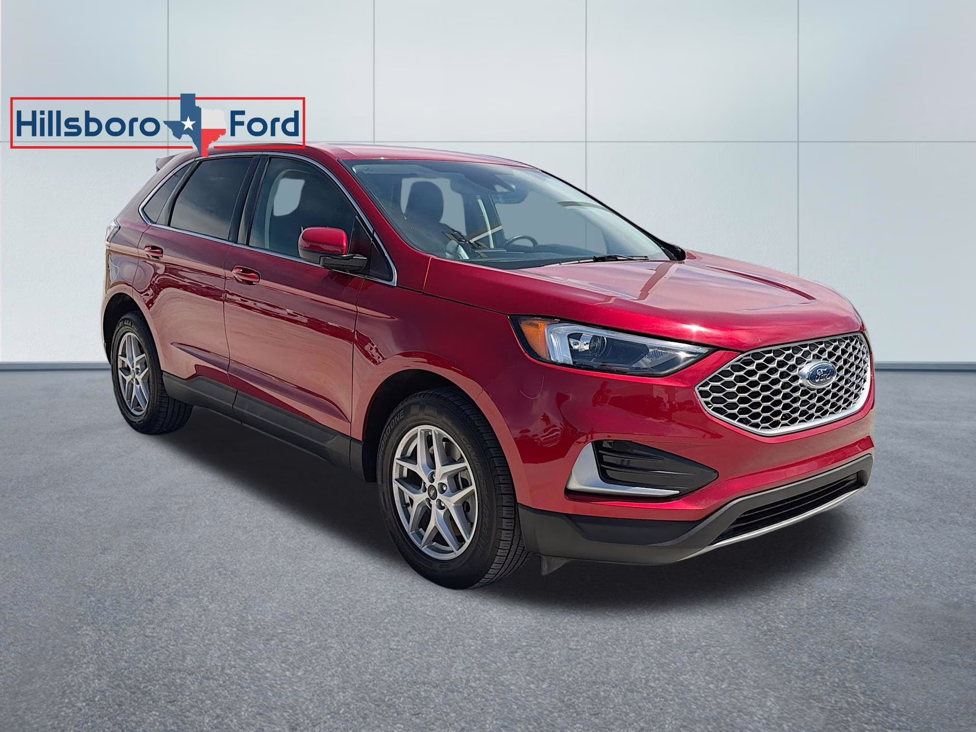 2024 Rapid Red Metallic Tinted Clearcoat Ford Edge SEL AWD SUV