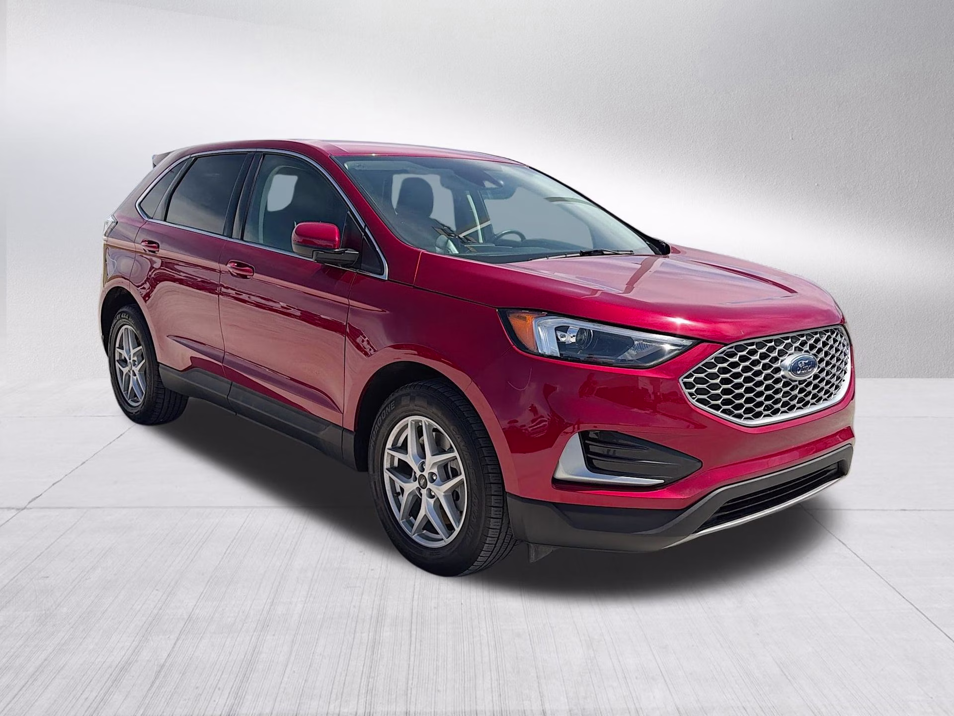 2024 Rapid Red Metallic Tinted Clearcoat Ford Edge SEL AWD SUV