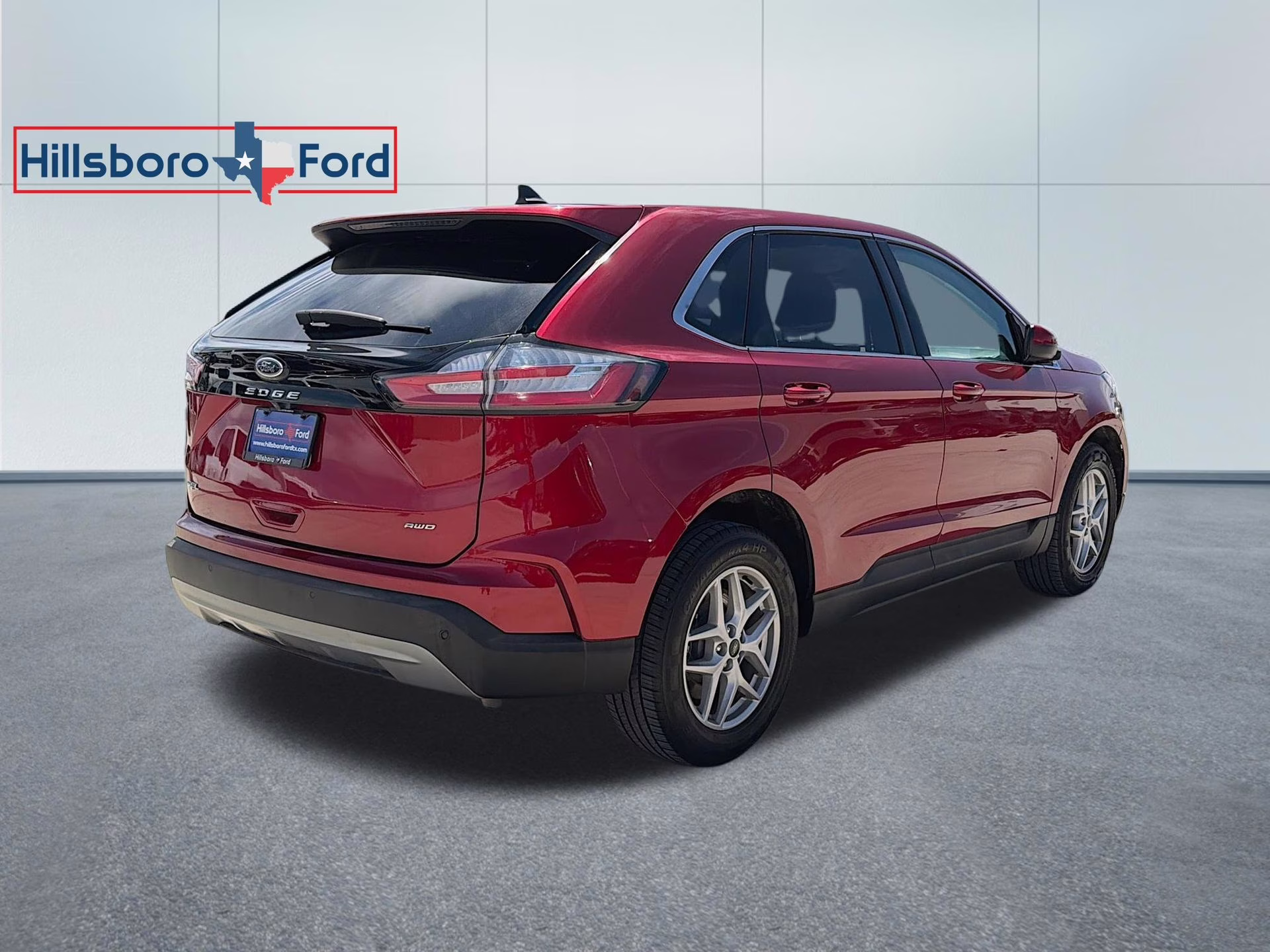 2024 Rapid Red Metallic Tinted Clearcoat Ford Edge SEL AWD SUV