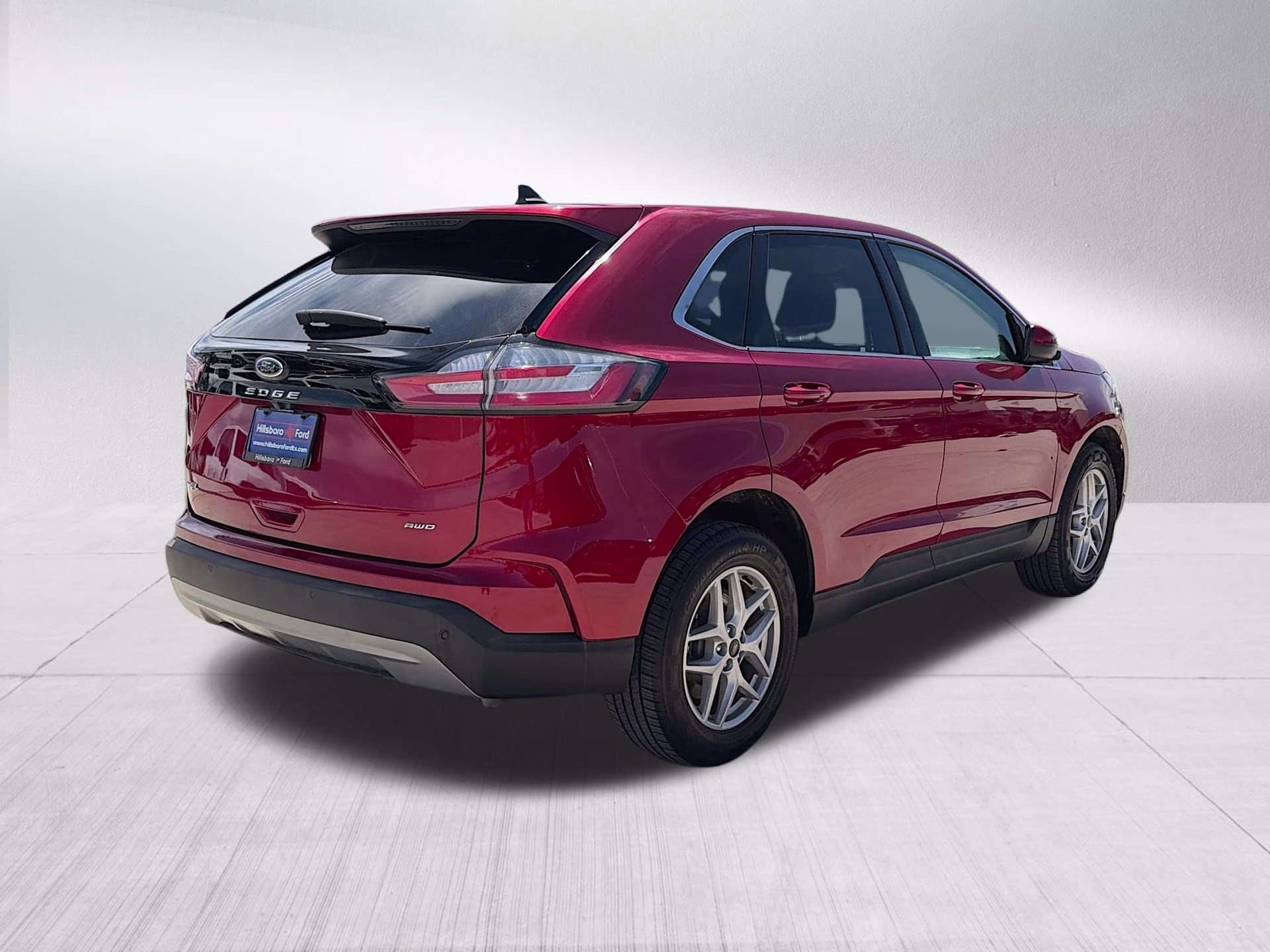 2024 Rapid Red Metallic Tinted Clearcoat Ford Edge SEL AWD SUV