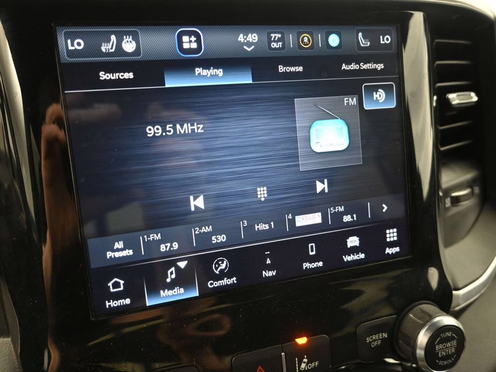 2023 Diamond Black Crystal Pearlcoat Ram 1500 Big Horn/Lone Star 4X4 Truck