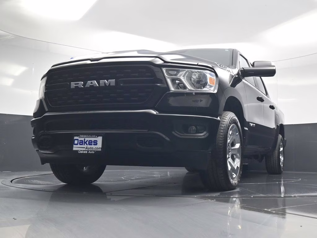 2023 Diamond Black Crystal Pearlcoat Ram 1500 Big Horn/Lone Star 4X4 Truck