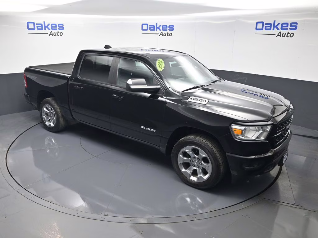 2023 Diamond Black Crystal Pearlcoat Ram 1500 Big Horn/Lone Star 4X4 Truck