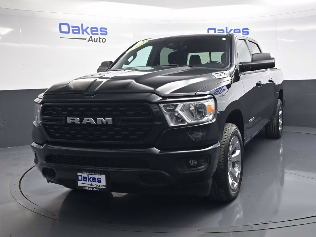 2023 Diamond Black Crystal Pearlcoat Ram 1500 Big Horn/Lone Star 4X4 Truck