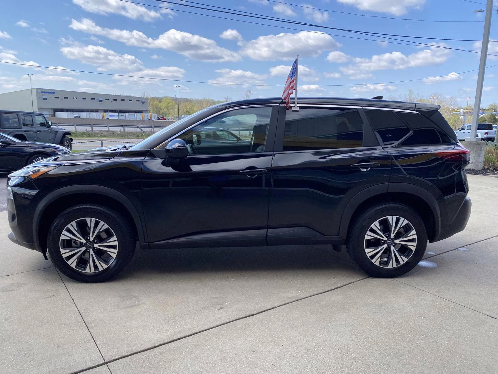 2023 Super Black Nissan Rogue SV AWD SUV