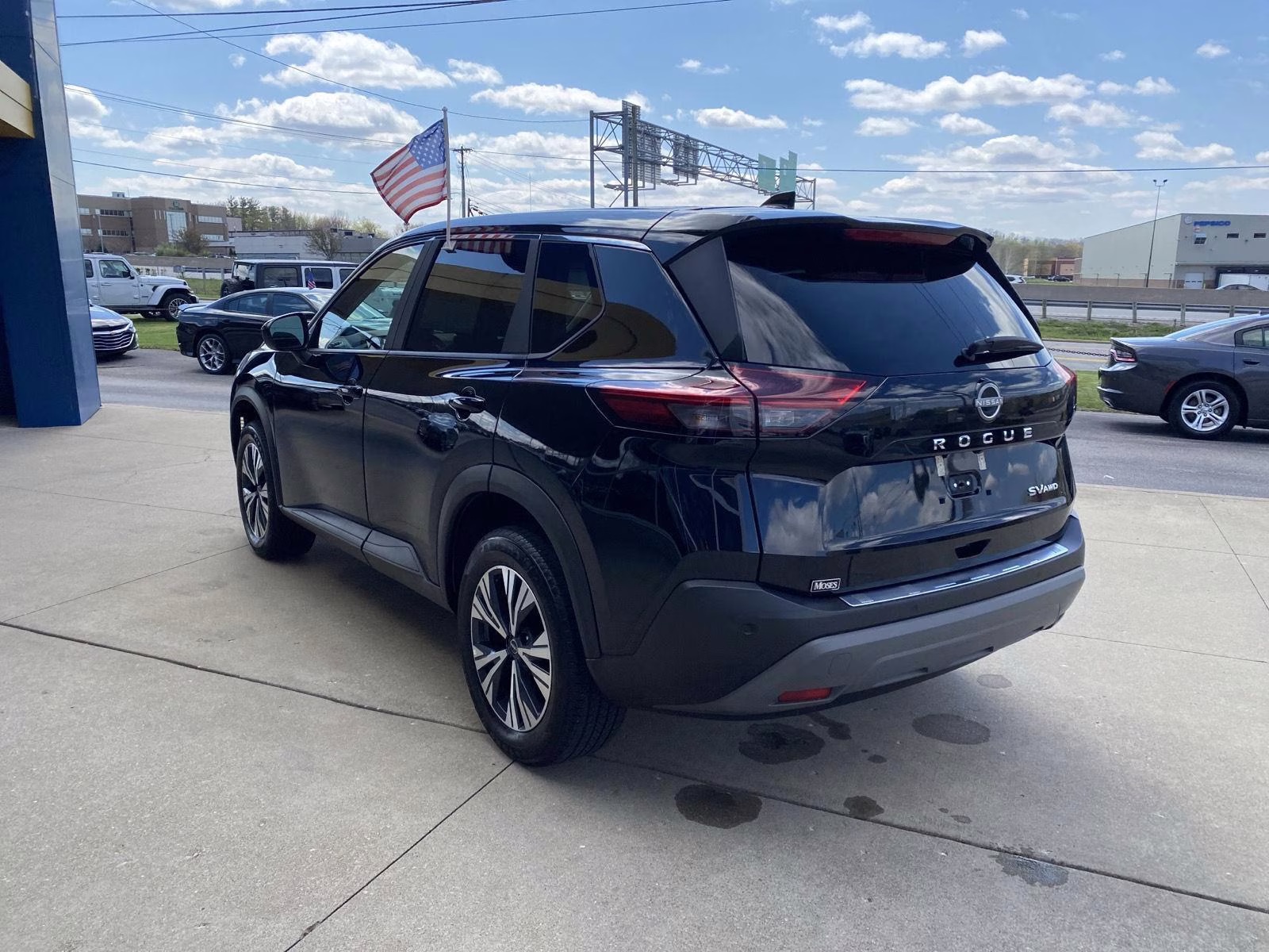 2023 Super Black Nissan Rogue SV AWD SUV