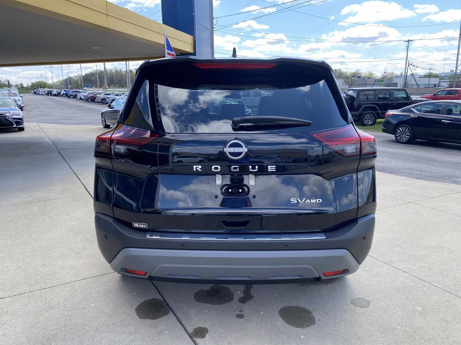 2023 Super Black Nissan Rogue SV AWD SUV