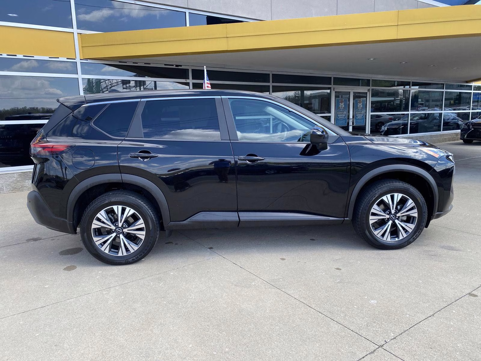 2023 Super Black Nissan Rogue SV AWD SUV
