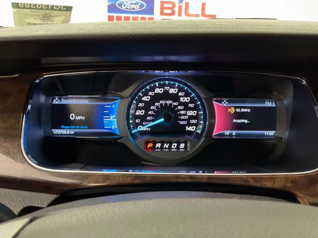 2018 Ingot Silver Ford Taurus Limited FWD Sedan