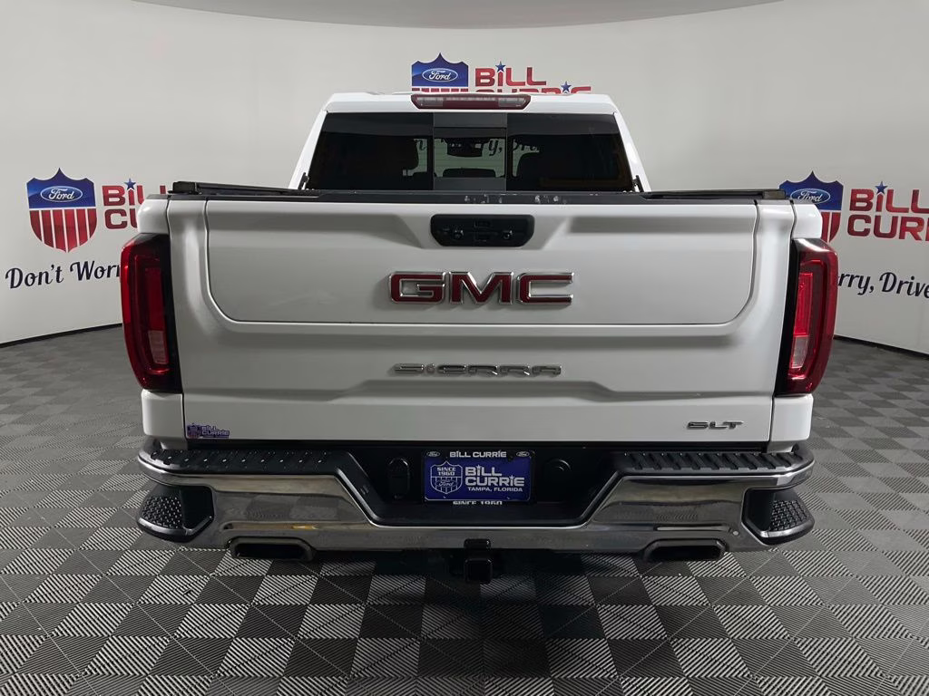 2021 Summit White GMC Sierra 1500 SLT 4X4 Truck