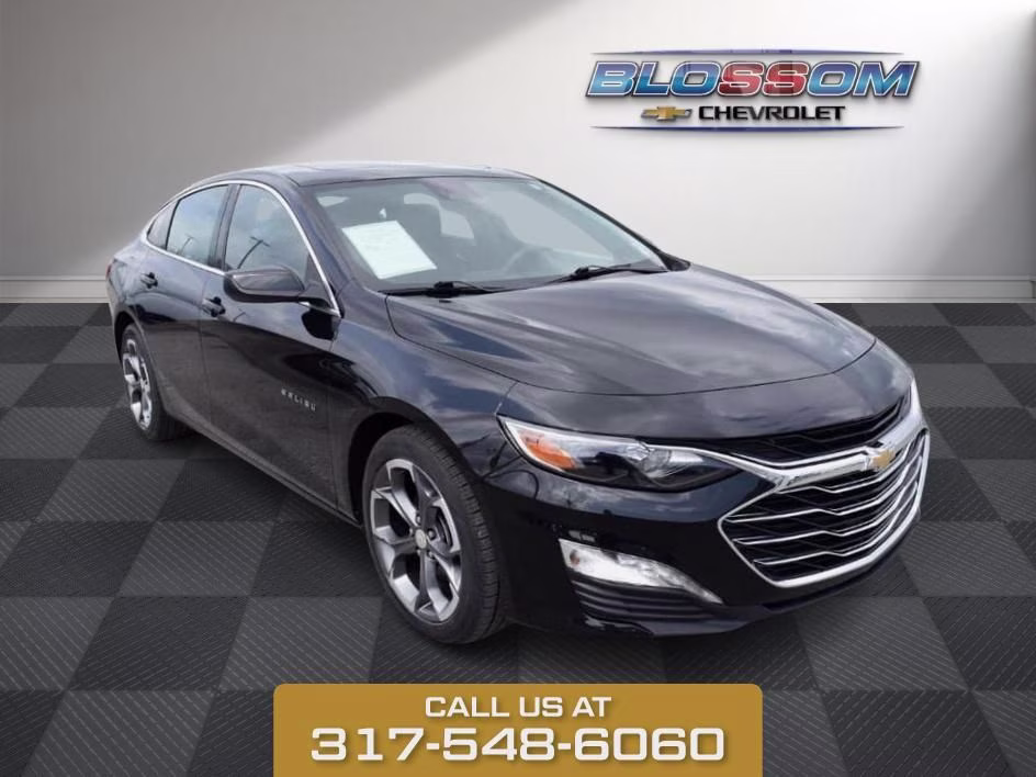 2024 Black Metallic Chevrolet Malibu LT FWD Sedan