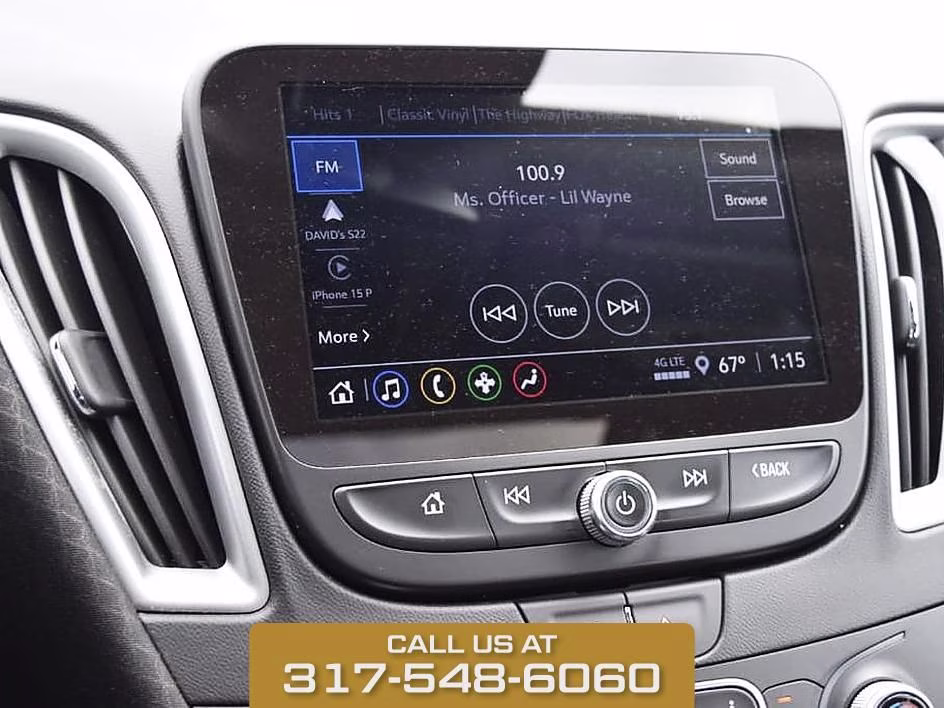 2024 Black Metallic Chevrolet Malibu LT FWD Sedan