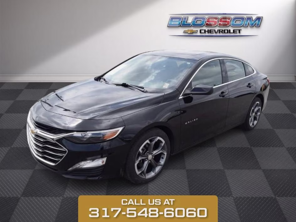 2024 Black Metallic Chevrolet Malibu LT FWD Sedan